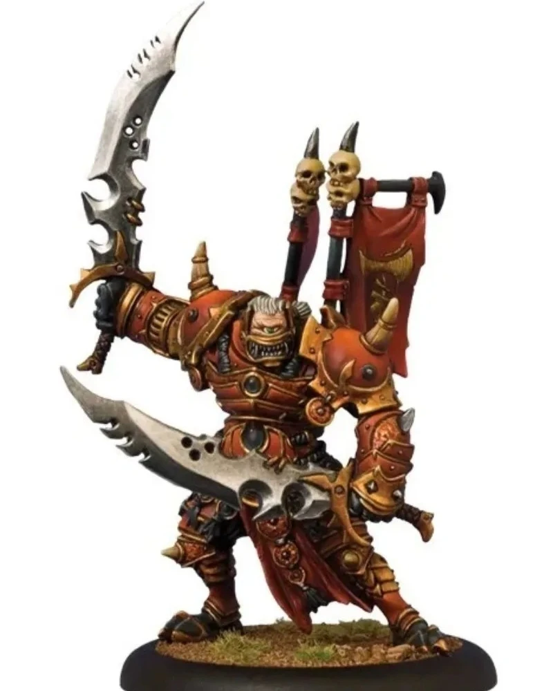 50mm Base Resin Figure Assembled Model Kit Heavy War Beast Resin White Model Unassembled and Unpainted