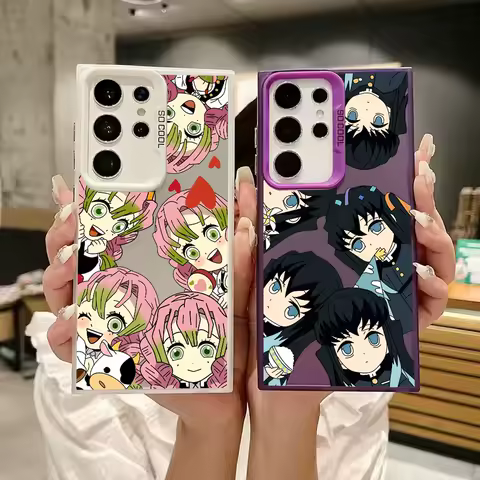 Kimetsu no Yaiba Mitsuri Tokito Anime S25 Ultra Case For Samsung Galaxy S25 S24 S23 S22 S21 FE S20 Ultra Plus Luxury Phone Cover