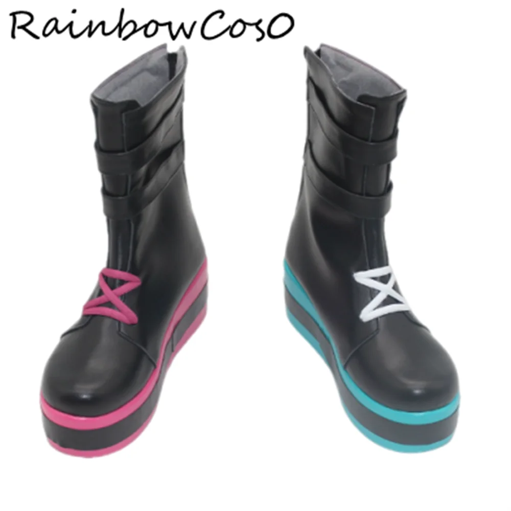 shinomiya runa Virtual YouTuber VTuber Cosplay Shoes Boots Game Anime Party Halloween RainbowCos0 W4811