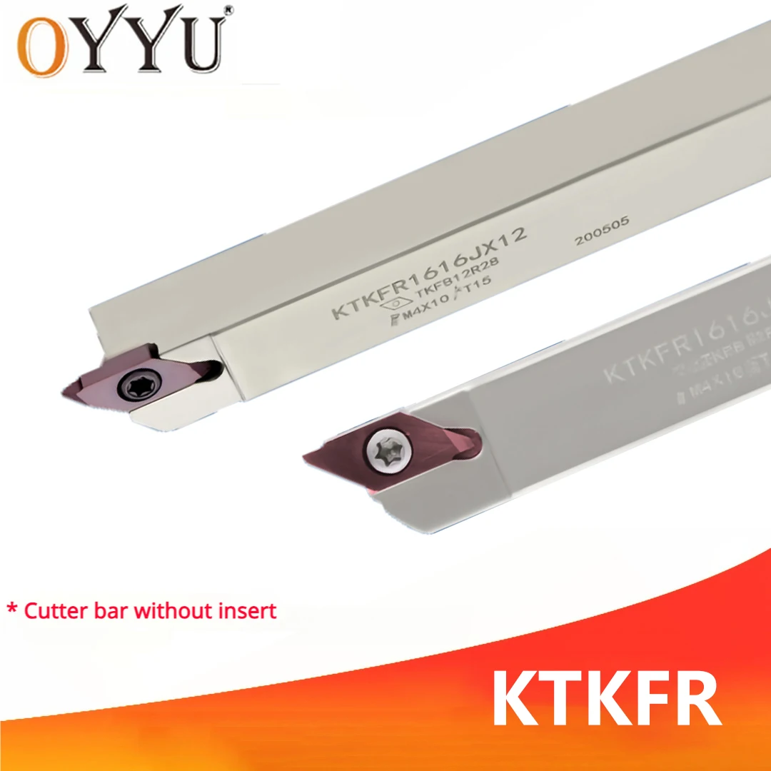 

OYYU KTKFR KTKFR1010 KTKFR1010JX KTKFR1212JX KTKFR1616JX KTKFR2020JX 12 16 KTKFR1212 Белый внешний держатель инструментов с ЧПУ KTKFR1616
