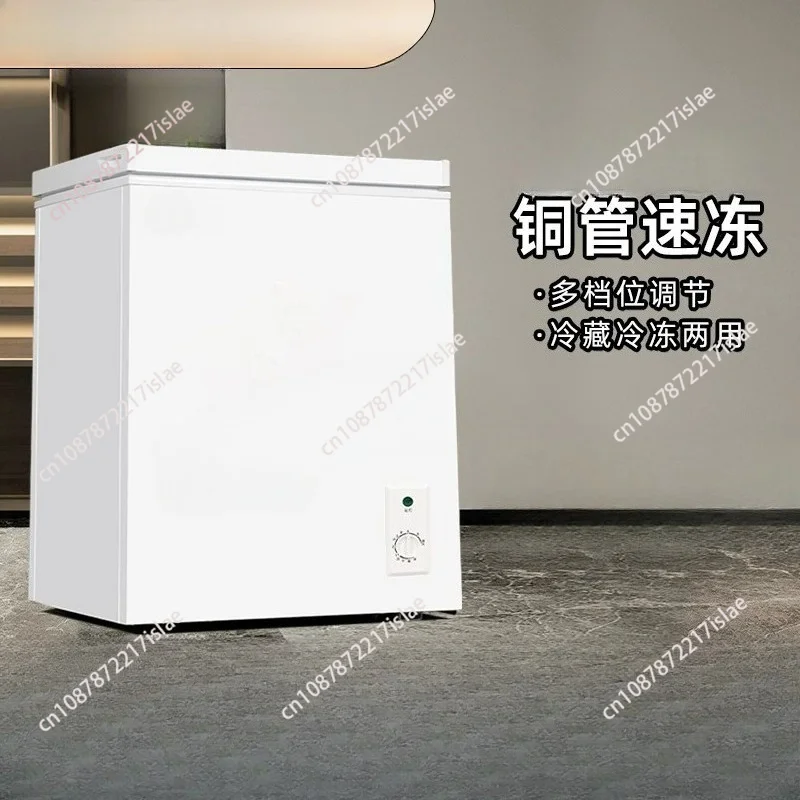 Compact Single Door Deep Freezer Large Capacity Household Commercial Cold Storage Cabinet