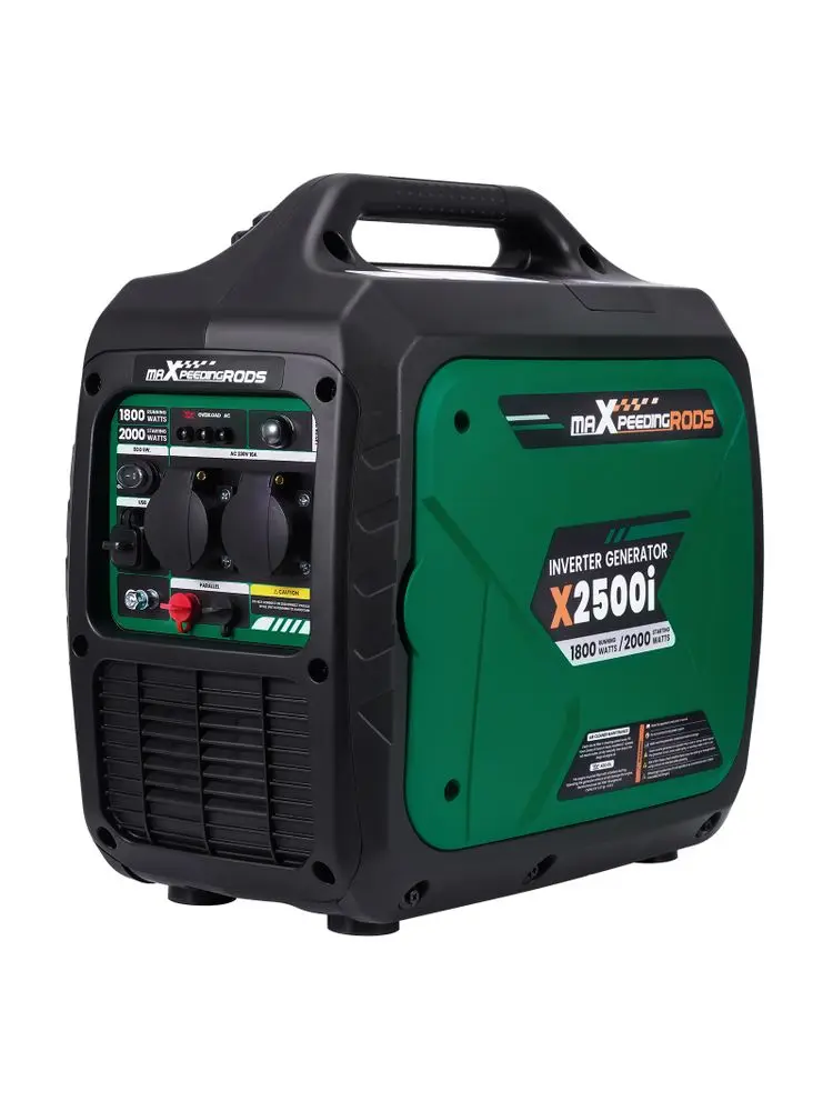 Generator inwerterowy do kempingu 2000W, moc szczytowa 1800W, przenośny generator inwerterowy do zasilania domowego, kempingu i użytku na zewnątrz. — 2