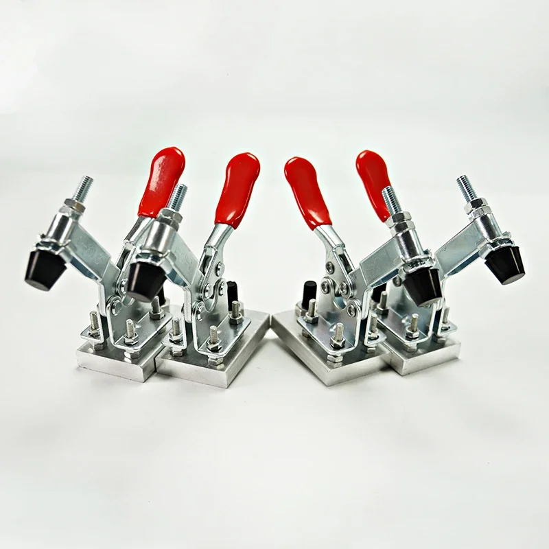 Work Table Metal Clamp Holding Capacity Horizontal Toggle Clamp CNC Woodworking Chuck Fixture Metal Quick Release Tool