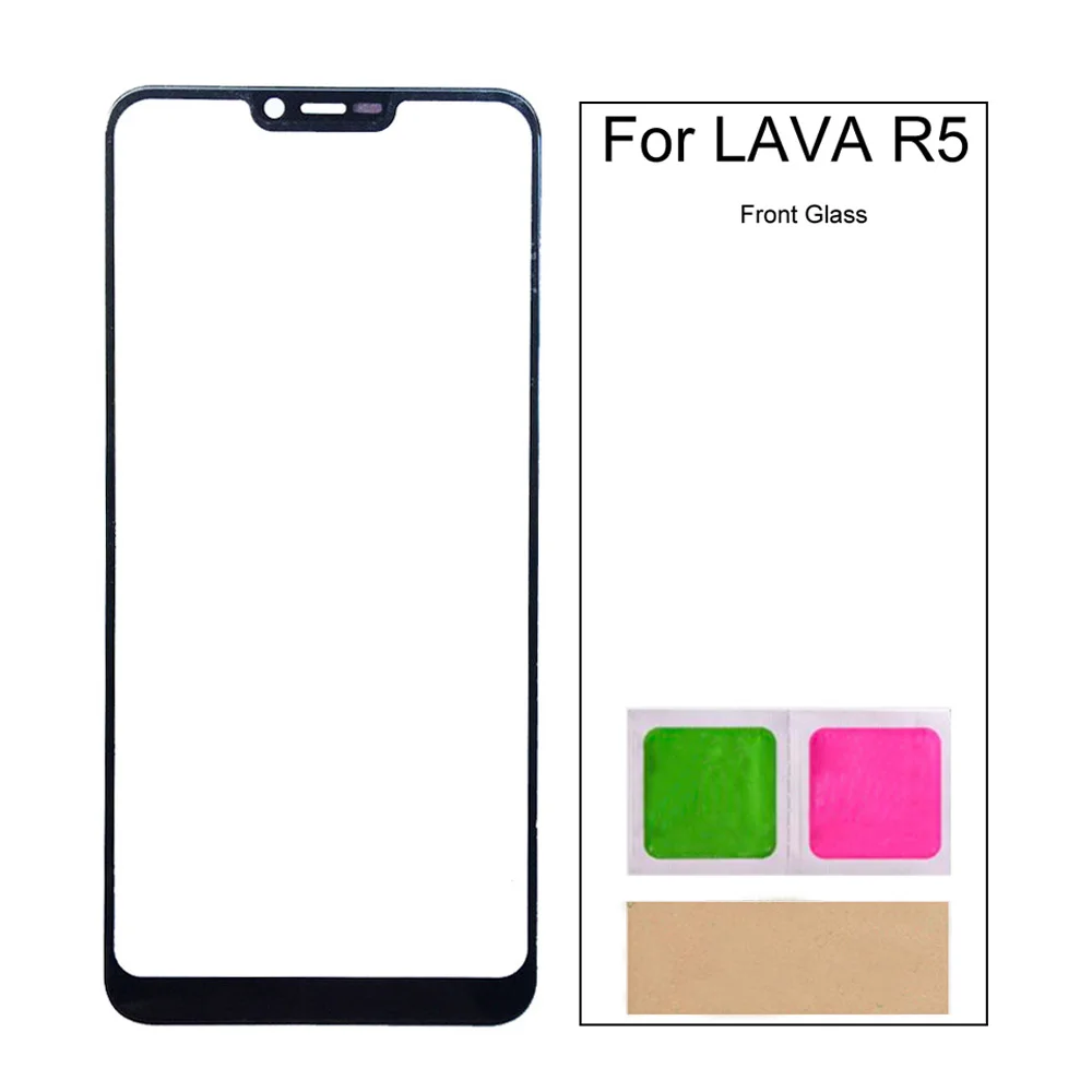 

For LAVA R5 Touch Screen Panel Front Outer Glass Screen Cover Phone Repair Parts
