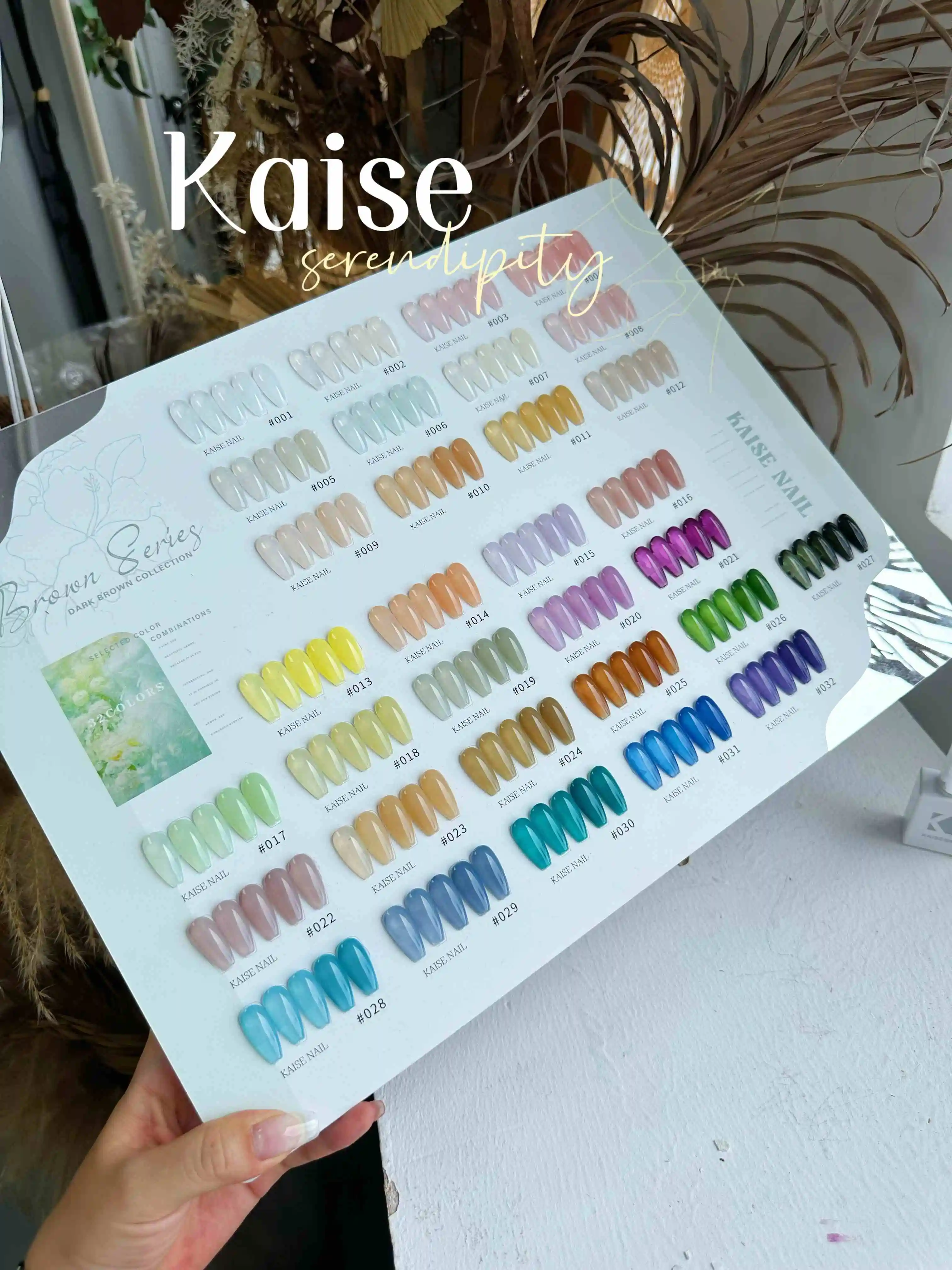 KAISE Transparent color 32 colors Nail gel set 2024 New Hot sale Fashion Nail art Non-toxic UV gel Nail salon Custom Wholesale