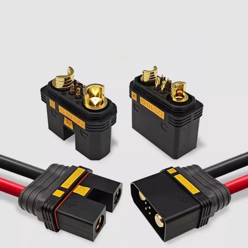 QS10-S Anti-ignition Male Female Carrier Model Aircraft Battery Plug Can Be Welded High Temperature and High Current Resistance