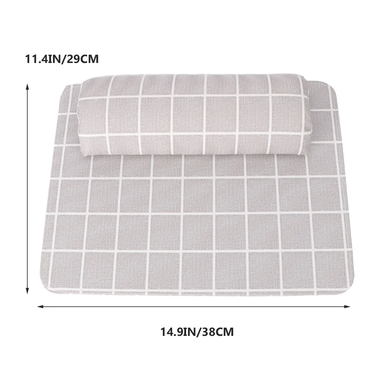 Manicure Hand Pillow Set PU Leather Cushion Soft Flexible Nail Art Mat Nail Polish Practice Tool