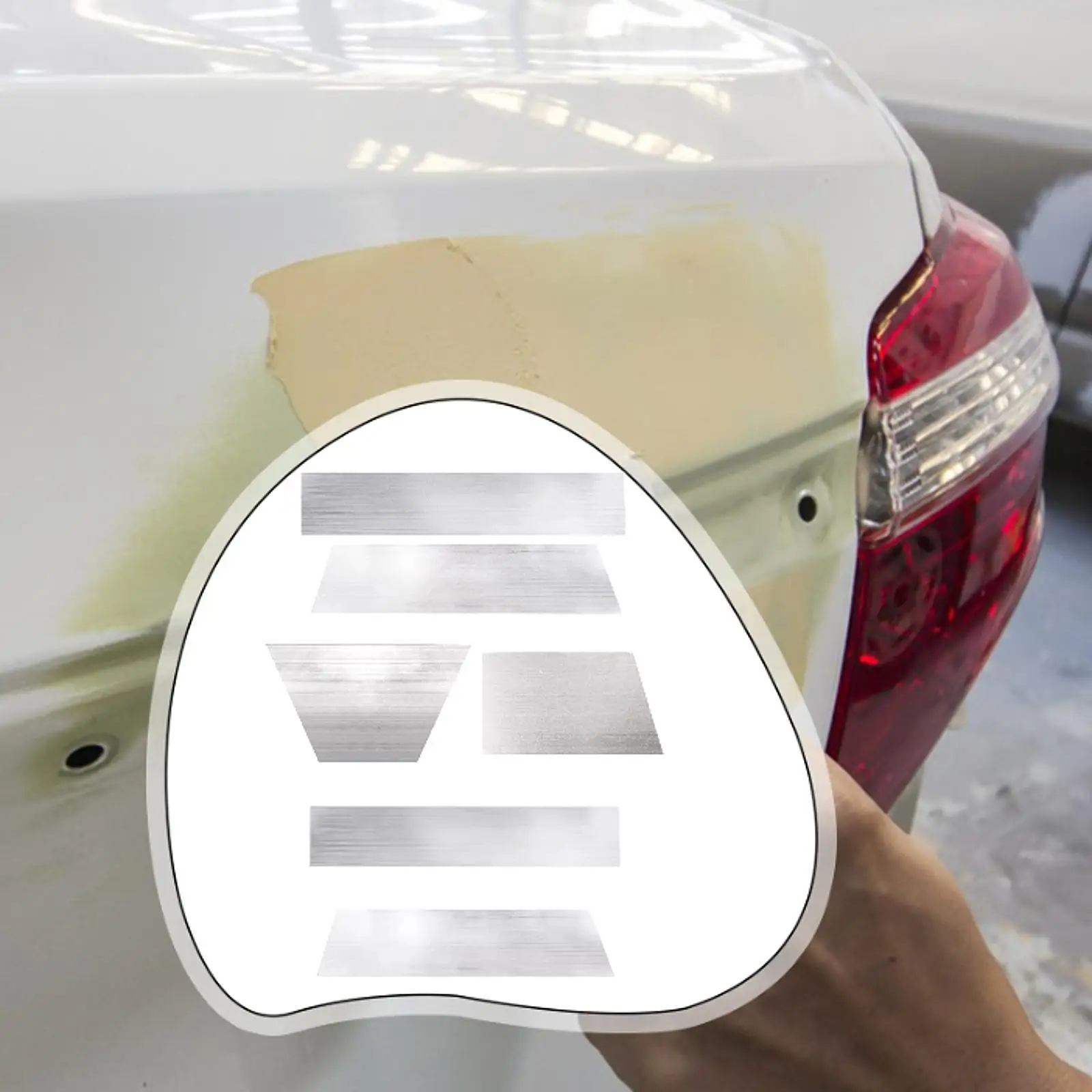 Car Body Filler Spreader Bubble Removing Hand Tool Easy to Use Film Scraper