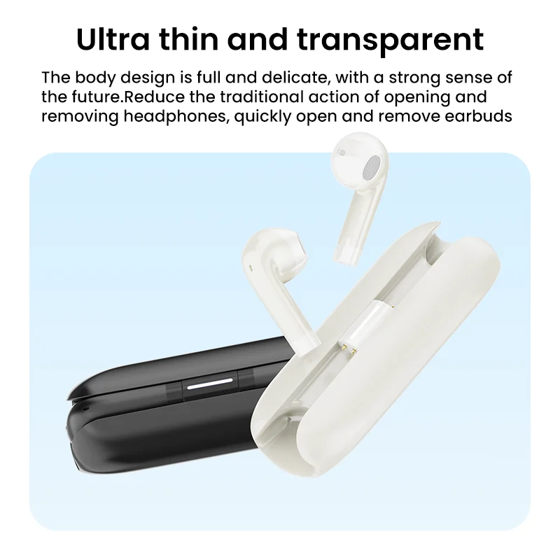 IMIKI T12SE  Earbuds Bluetooth Support AAC  SBC Long Battery Life BT V5.3 Fast Slide to Open The Earbuds