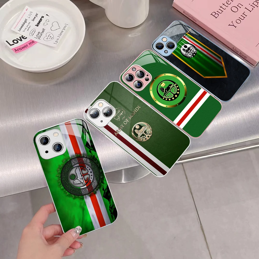 

Chechnya Flag Phone Case Tempered Glass For Iphone 14 13 12 11 Pro Mini XS MAX 14Plus X XS XR Fundas