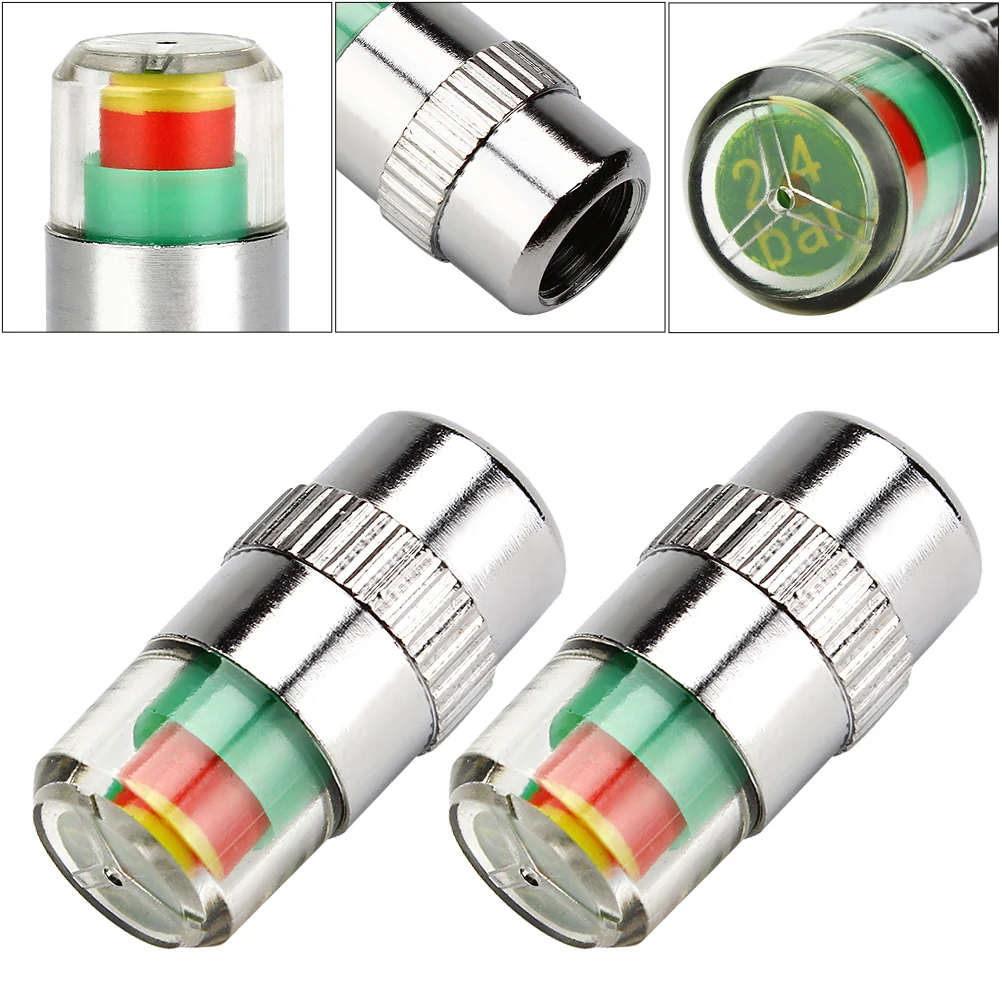 

1Set Auto Tyre Pressure Monitor Sensors Exquisite Workmanship Fuel Efficiency Safety Control Long Lifespan Three Color