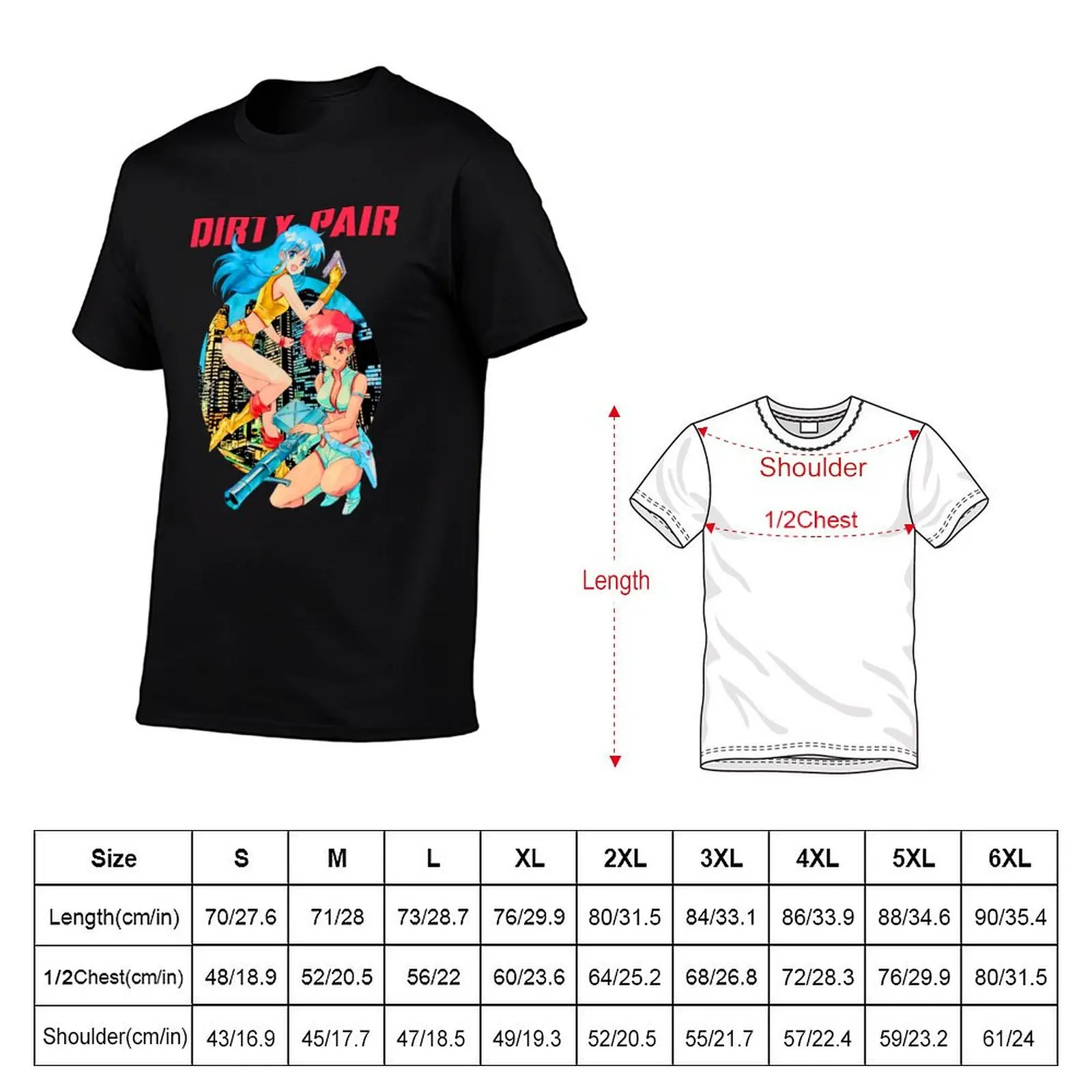 Dirty Pair T-Shirt Lightweight Running Sports T-Shirt