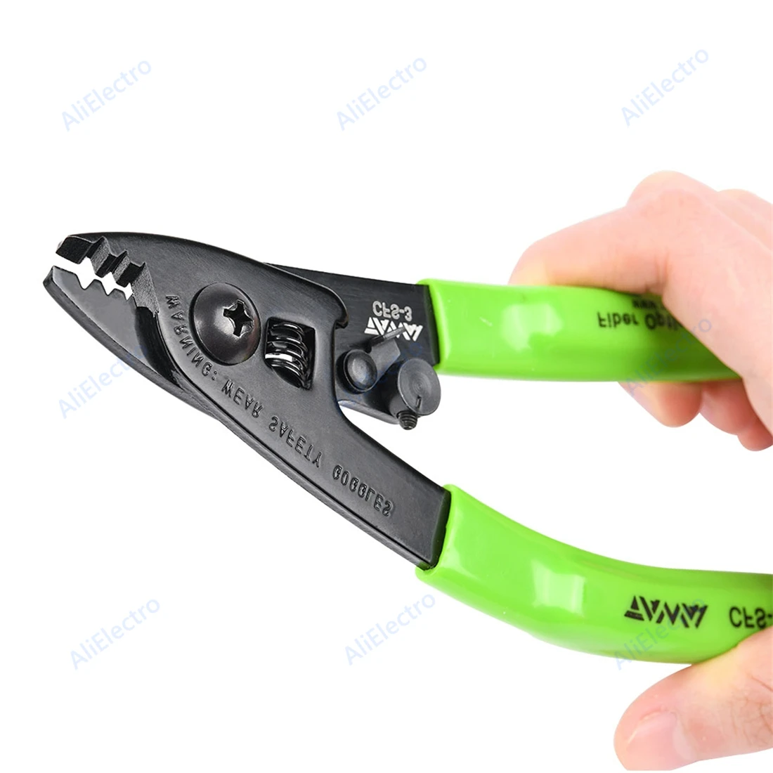 New CFS-3 3 Holes Fiber Optic Stripper Suitable for 0.9mm~3mm outer jacket 250um bare fiber (coated layer) Loose Tube free ship