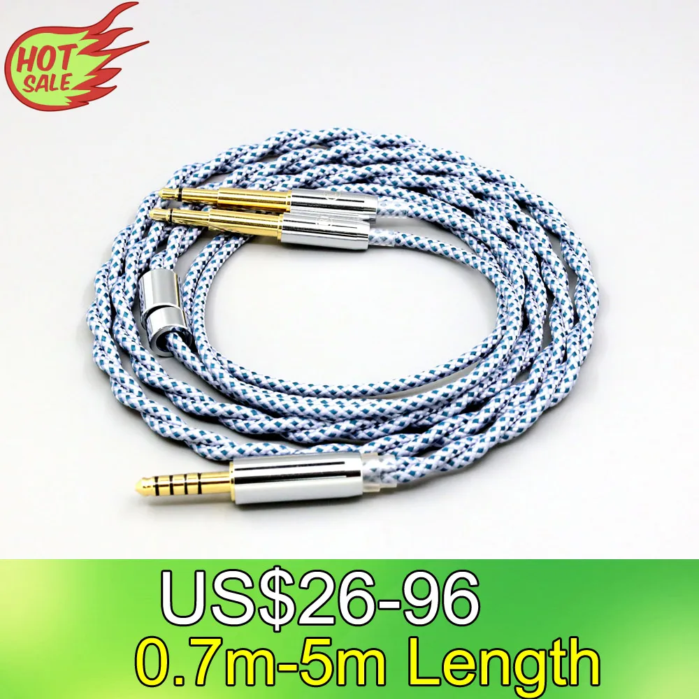 

99% Pure Silver Mix Graphene OCC Shielding Earphone Cable For Meze 99 Classics NEO NOIR Headset Headphone LN008646