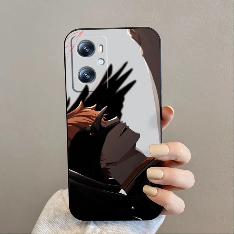 Anime H-Haikyuu T-Tobio For OPPO Find X6 X5 X3 A54S A5 A94 A16 A53S A57 A74 A72 A98 A78 A96 A9 5G Black Cover Phone Case