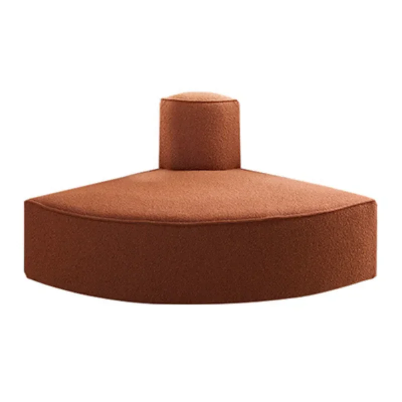 Nordic wabi-sabi style living room, double-sided sitting combination sofa, modular fabric Italian minimalist special-shaped tofu