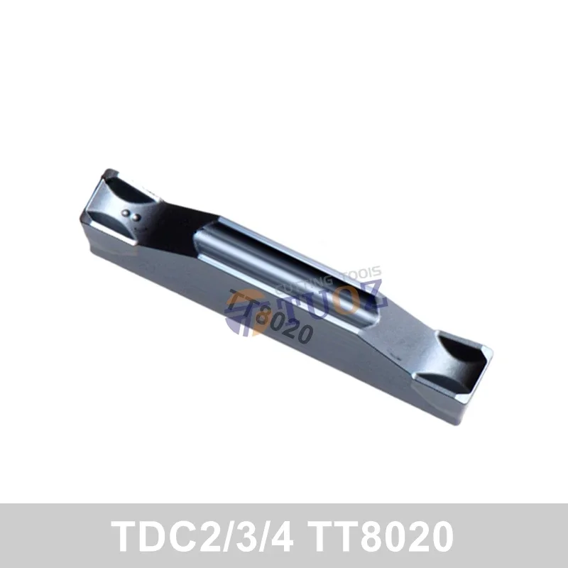 100% Original TDC2 TDC3 TDC4 TT8020 Carbide Grooving Inserts TDC 2 3 4 MM Slotted Blade Lathe Cutter Tool