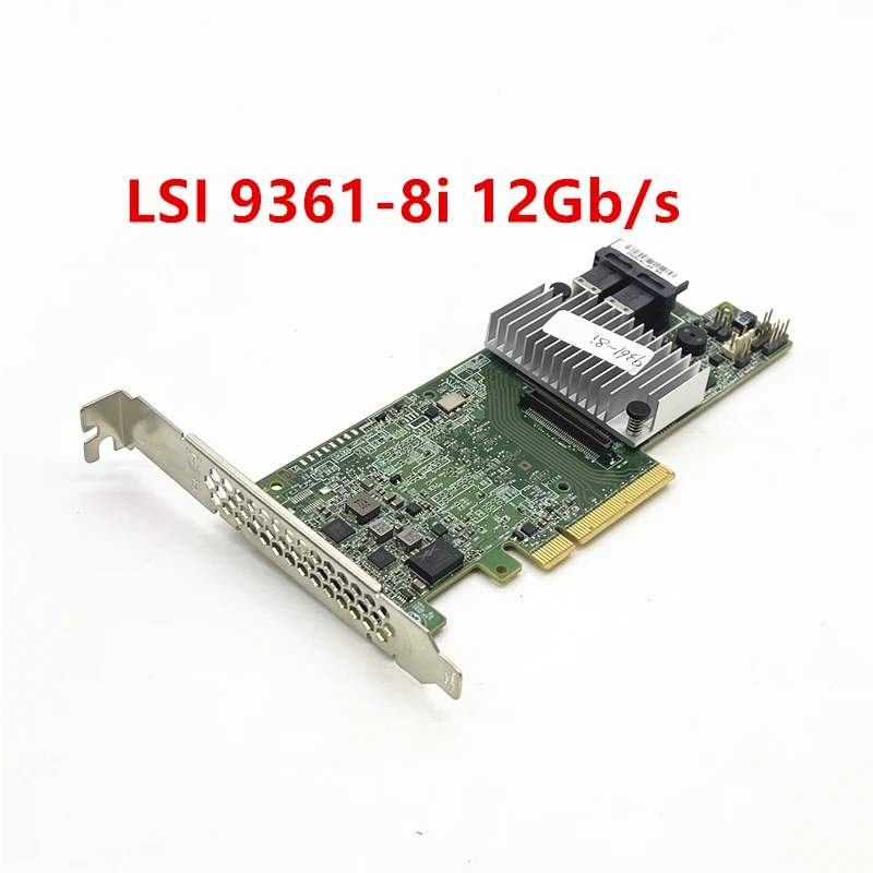 

LSI 9361-8i 12 Гбит/с RAID 5 1 10 Карта дискового массива поддерживает SATA/SAS PCI-E 3.0 X8 8-портовое расширение