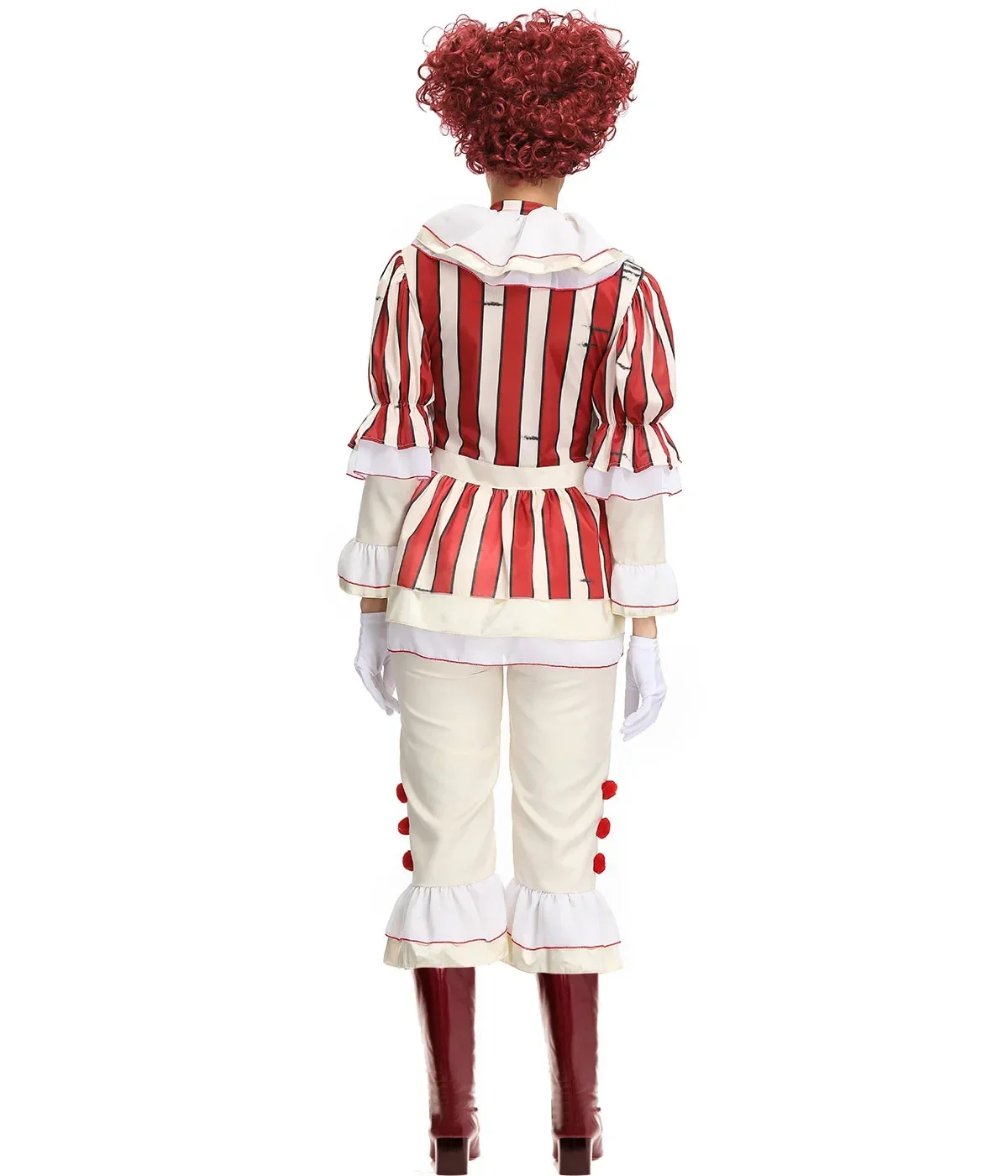 Costume de Clown de luxe pour femmes adultes, Costume de Clown d'halloween, Cosplay Penny Wise, Costume de fête de spectacle, robe fantaisie