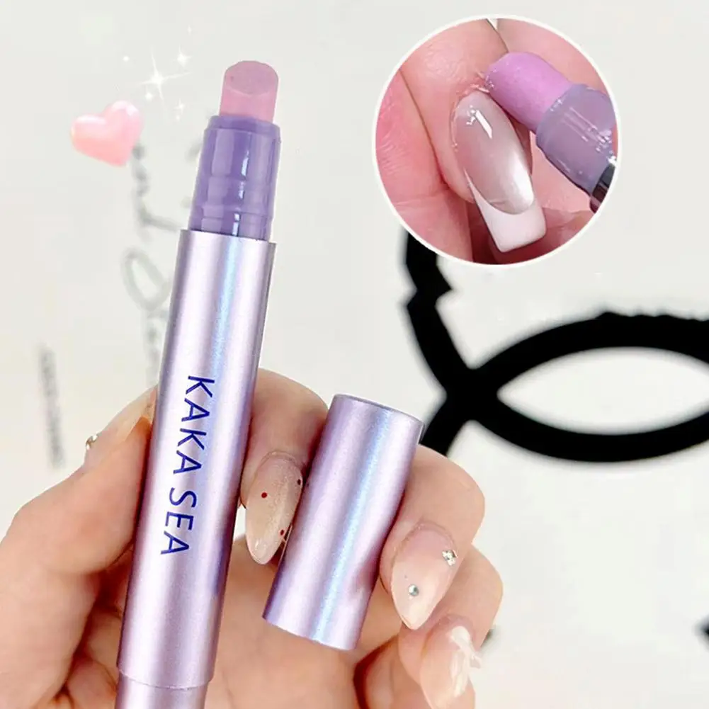 1-5Pcs 3-in-1 Nail Art Pen Hand Armor Essence Brush Cuticle Pusher Cuticle Oil Pen Dead Skin Cuticle Remover Pen Nail Care