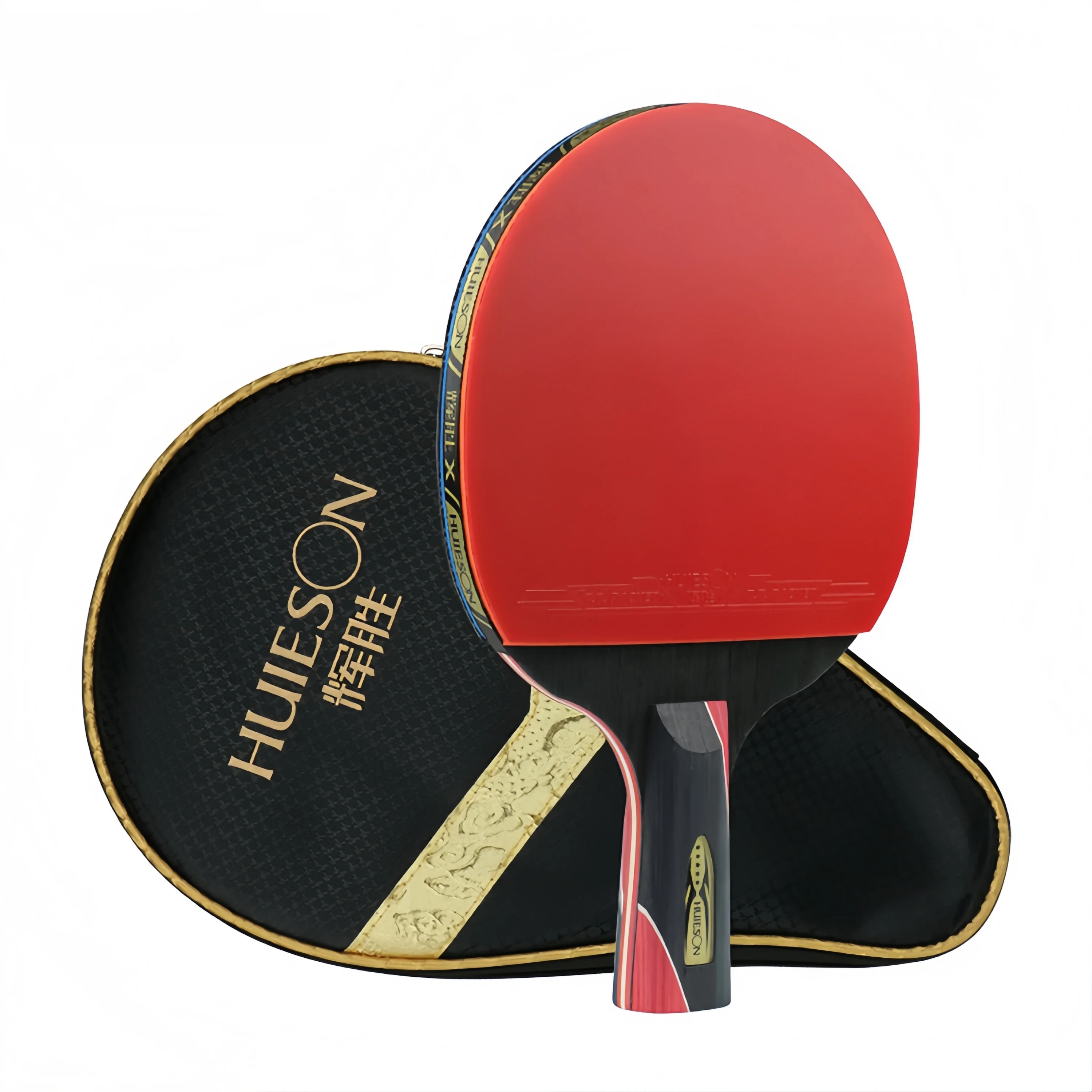 

HuIESon Official 3/5Stars Ping Pong Paddle Table table tennis racket Profession Training Carbon Table Tennis Bat Racket