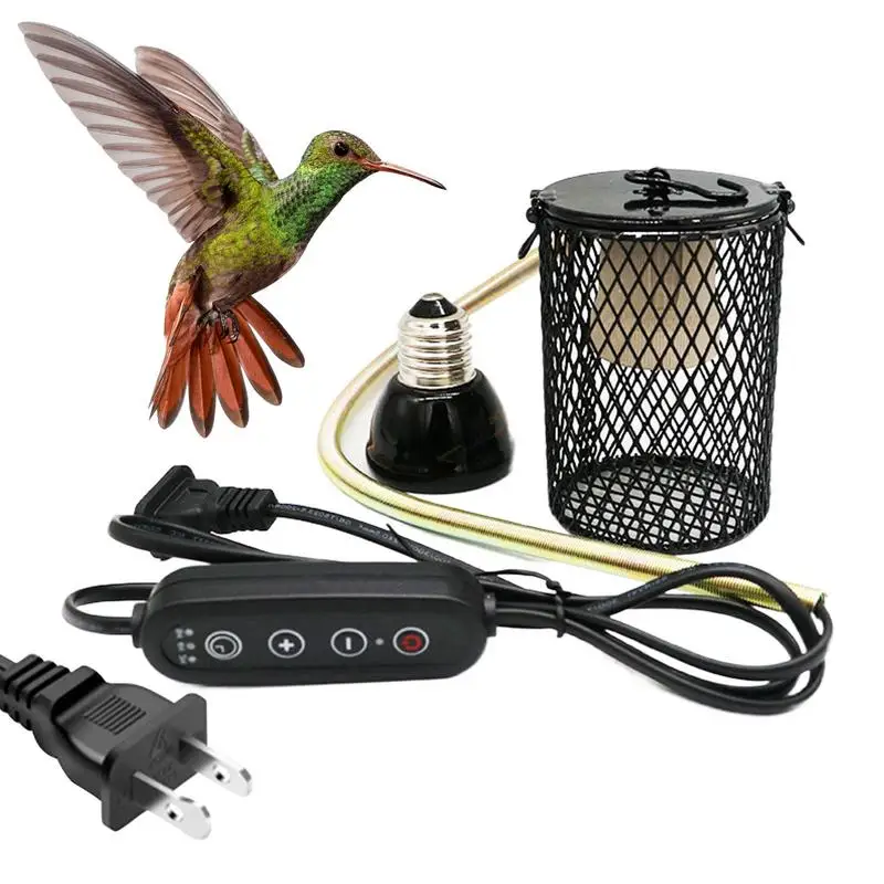 

Heating Lamp Shade Heat Lamp Fixture Lampshade Cover Accessories Guard for Terrarium Aquarium Outdoor Greenhouse Bird
