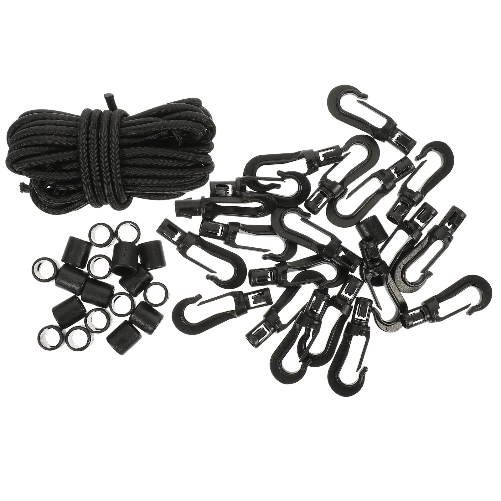 

1Set Elastic Dock Mooring Line Rope Strong Supple Boat Tie Rope Hook Marine Outdoor Boat Cord Bungee Dock Line