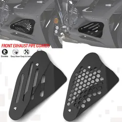 For YAMAHA YZF-R7 2021 - 2024 YZF R7 Motorcycle Muffler Protector Cover Shield Front Exhaust Pipe Guards Protection Accessories