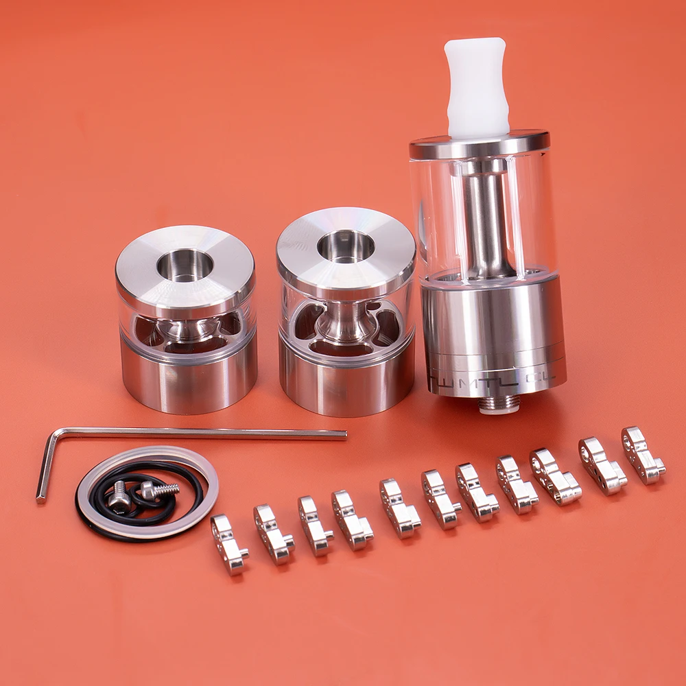 Dvarw semprotan udara, MTL CL RTA-22mm tangki Atomizer 2ml/3.5ml/5ml 316 SS 11pc Pin udara Vs Dvarw MTL RTA VS Yftk