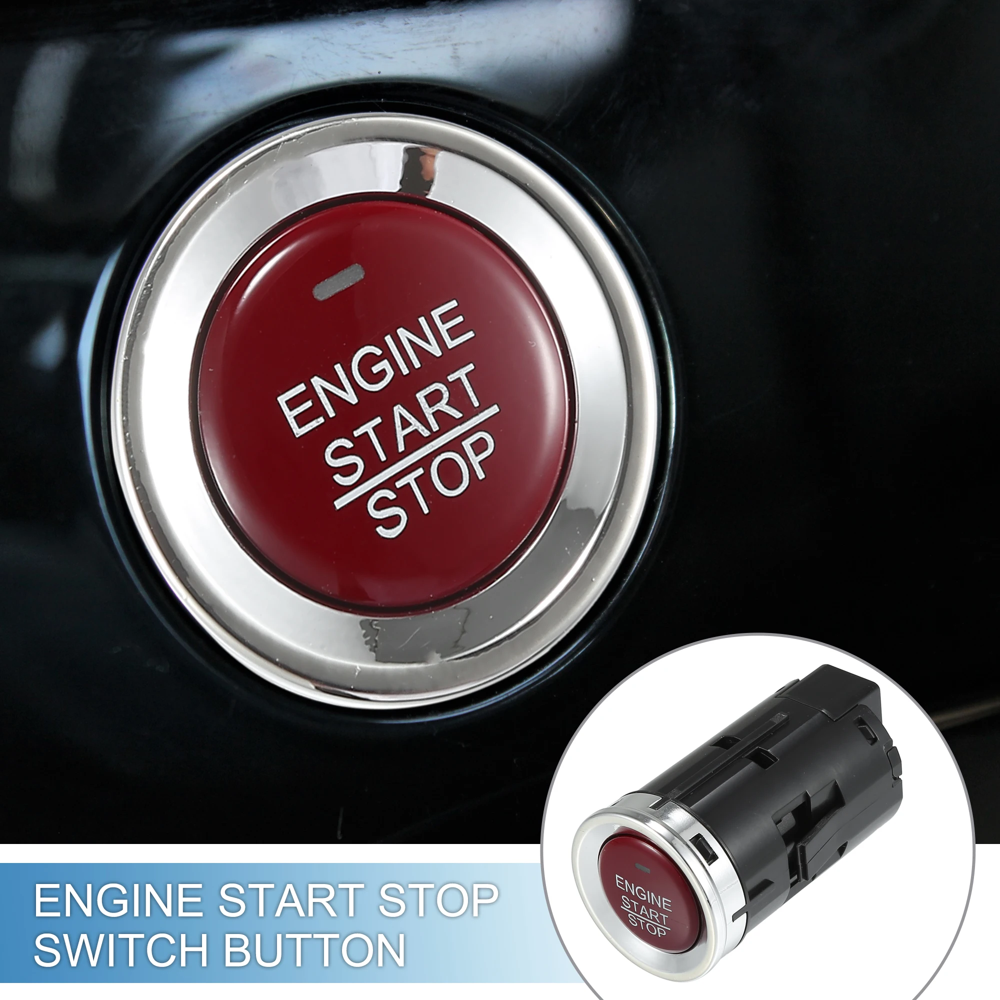 UXCELL Push Button Starter Switch No.35881T4NH41 Engine Start Stop Switch Button for Honda HR-V 2016-2018