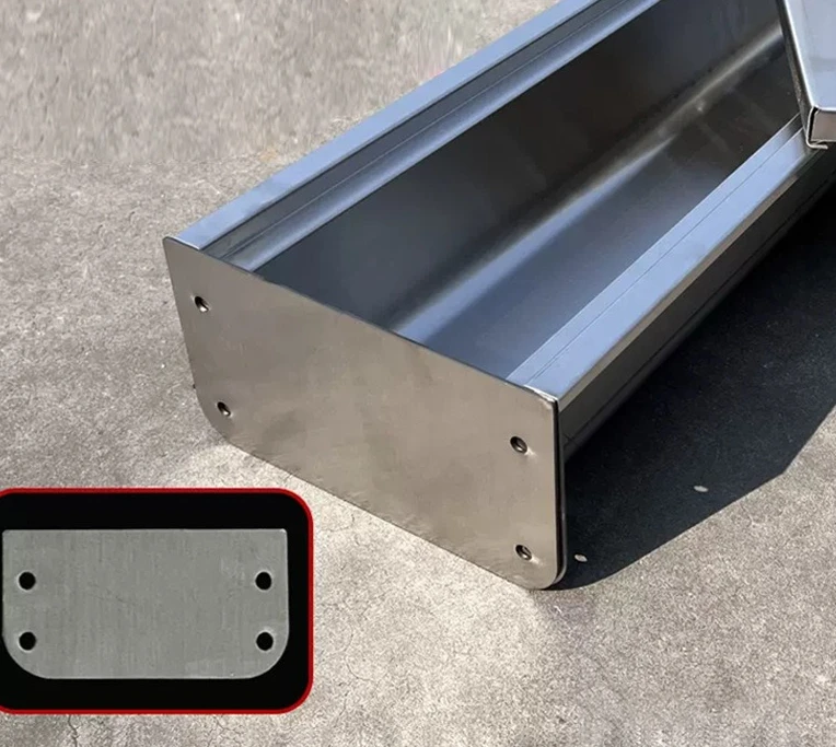 Stainless steel gutter u-slot kitchen catering gutter sewer finishedcourtyard open ditch