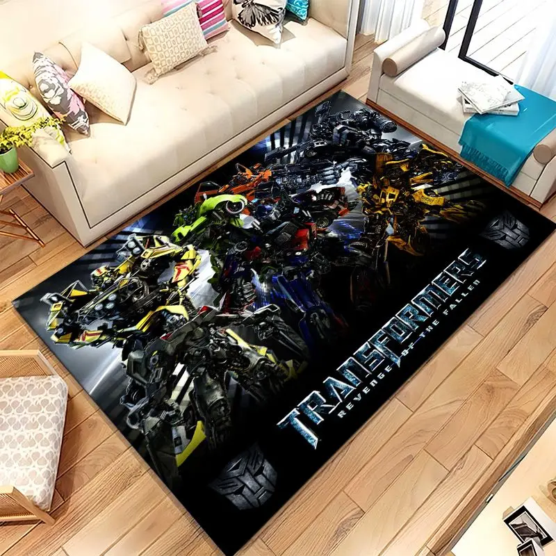 Autobots Transformers Optimus Prime Soft Non-Slip Large Area Rug for Living Room,Bedroom Playroom Carpet Mat for Sofa,Home Decor
