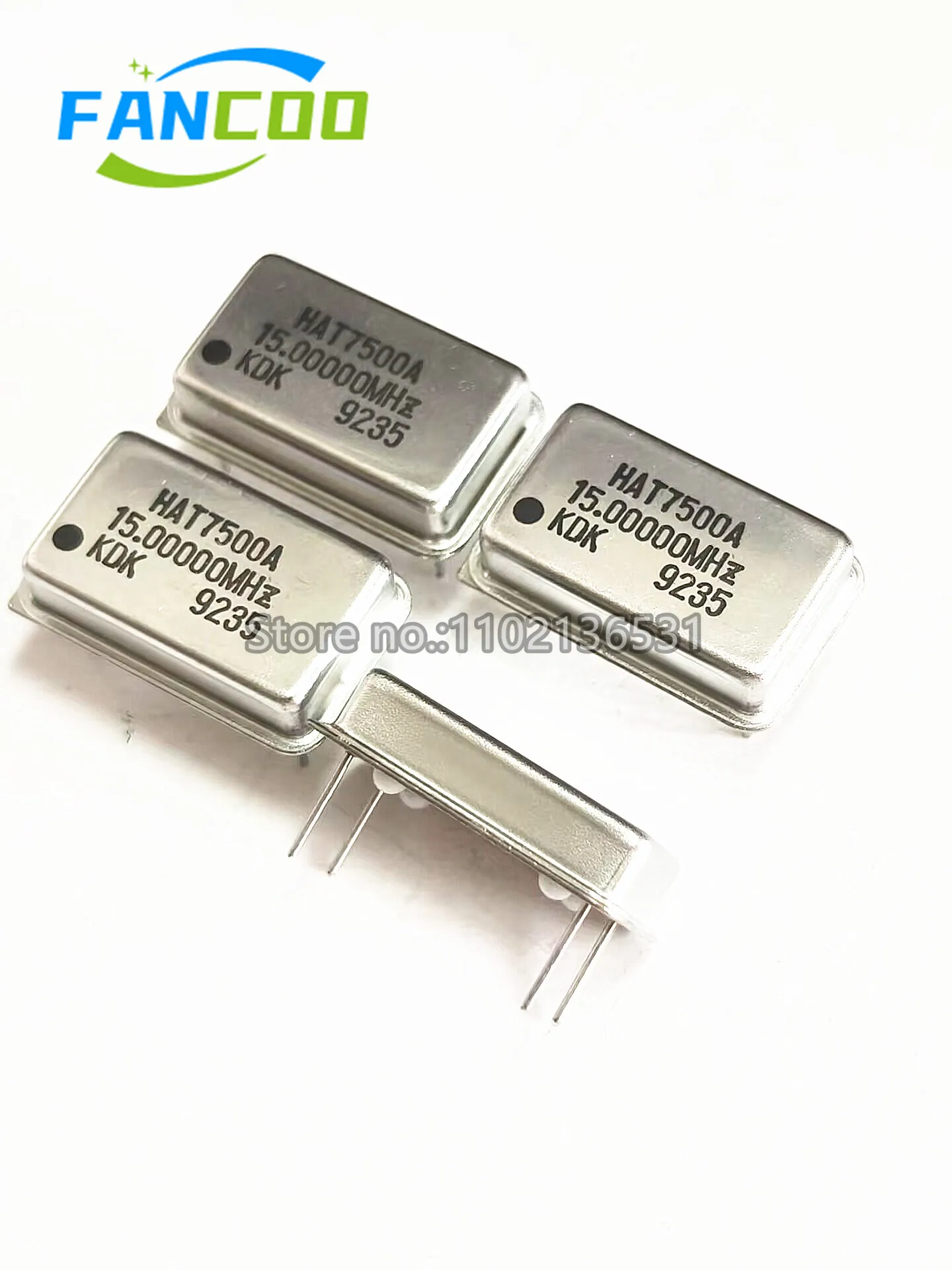 5pcs 15.000MHZ 15.0000M 15M 15MHZ 15.000M Crystal Oscillator Active OSC 20.80mm x 13.20mm  DIP-4 Rectangle Full Size 3.3V 5V