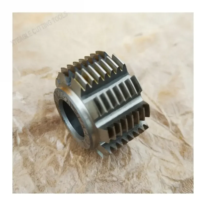 HSS M0.3 M0.4 M0.5 M0.6 M0.7 M0.8 M0.9 M1 M1.25 M1.5 M1.75 M1.9 M2 Module PA20 degree 8mm and 13mm Hole Gear Hob Cutter