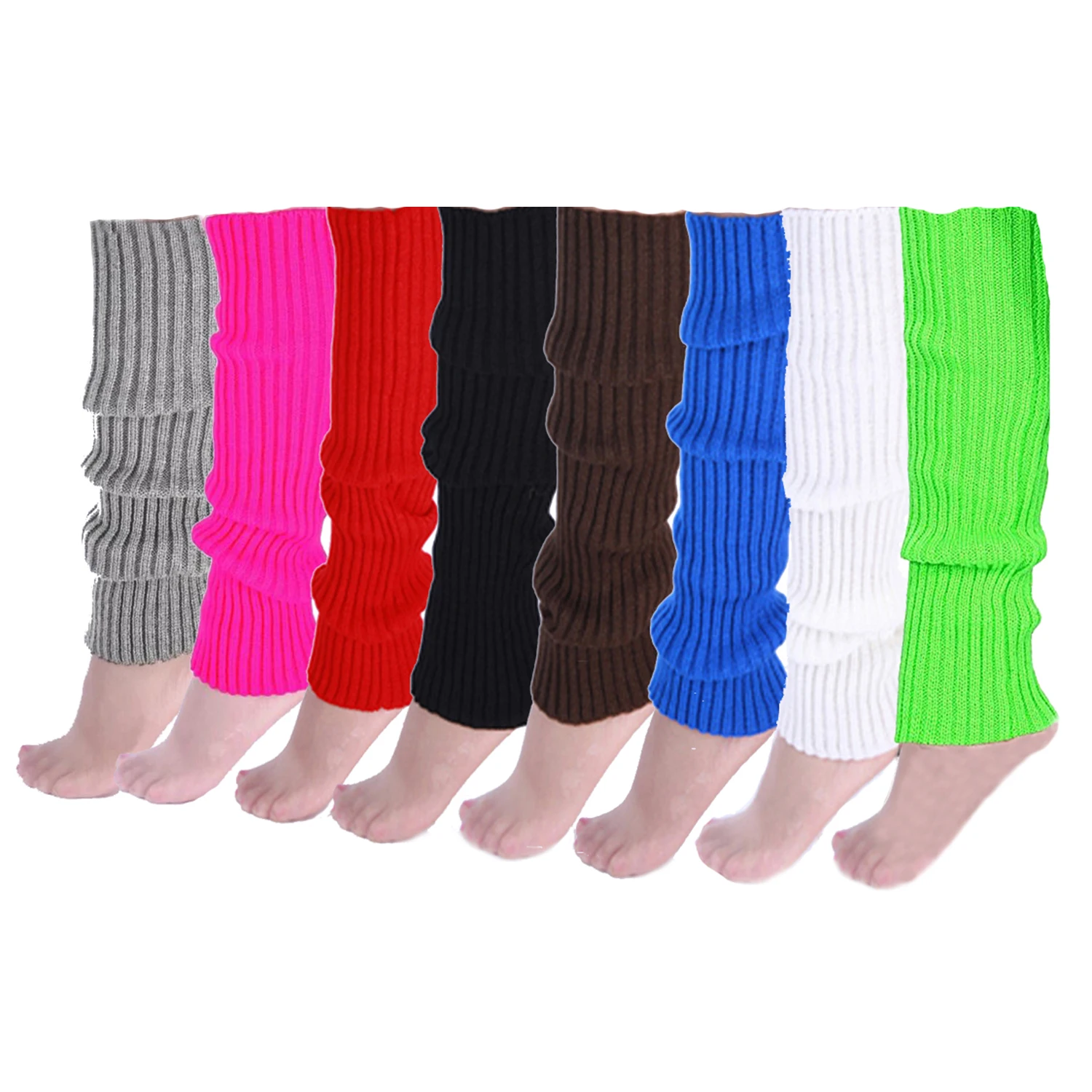 1 Pair Women Leg Warmer Japanese Lolita Long Socks Wool Knitted Foot Cover Arm Warmer Autumn Winter Crochet Heap Sock Boot Cuffs