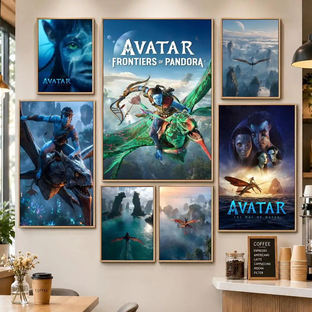 Movie Avatar Pandora Sci Fi Fantasy Navi Cinematic Poster HD Wall Decor Apartment Dorm Office Cafe Bedroom Home Gift