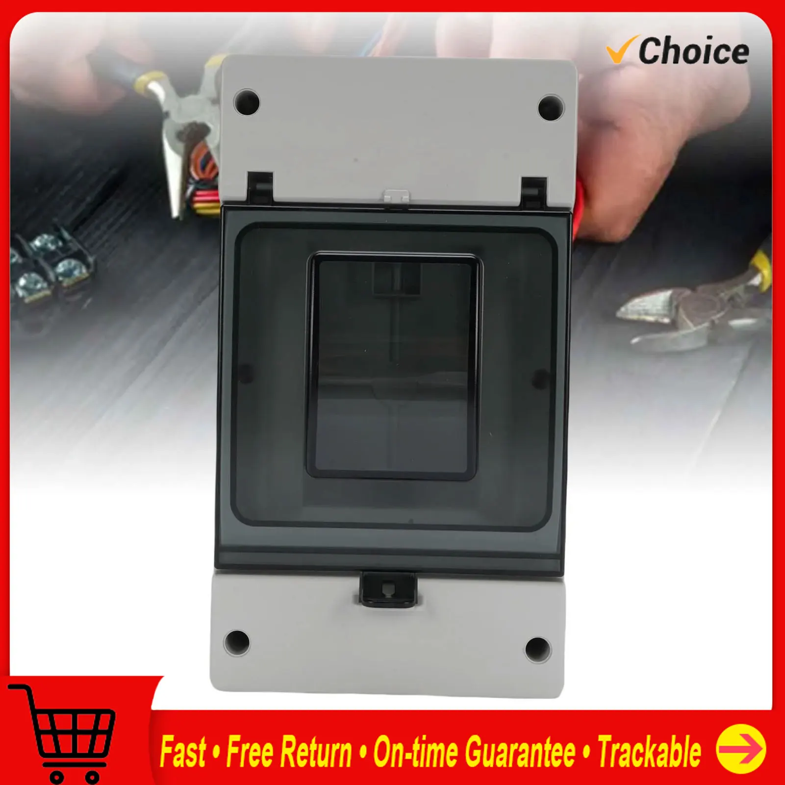 

DC Circuit Breaker Box IP66 Rain Proof Plastic Outdoor Distribution Junction Box for MCCB Solar Battery Switch