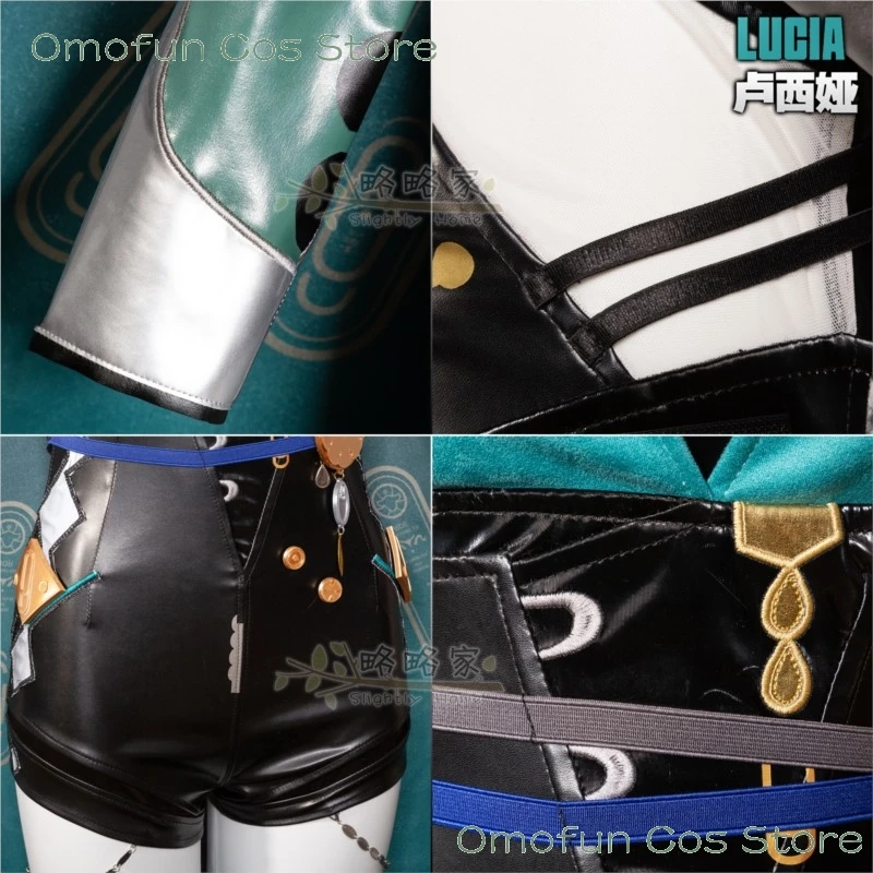 أزياء ZZZ لوسيا إيلوين التأثيرية للنساء والفتيات أزياء ريوشيا إروين باروكة زينليس زون صفر أزياء الهالوين للبالغين #5