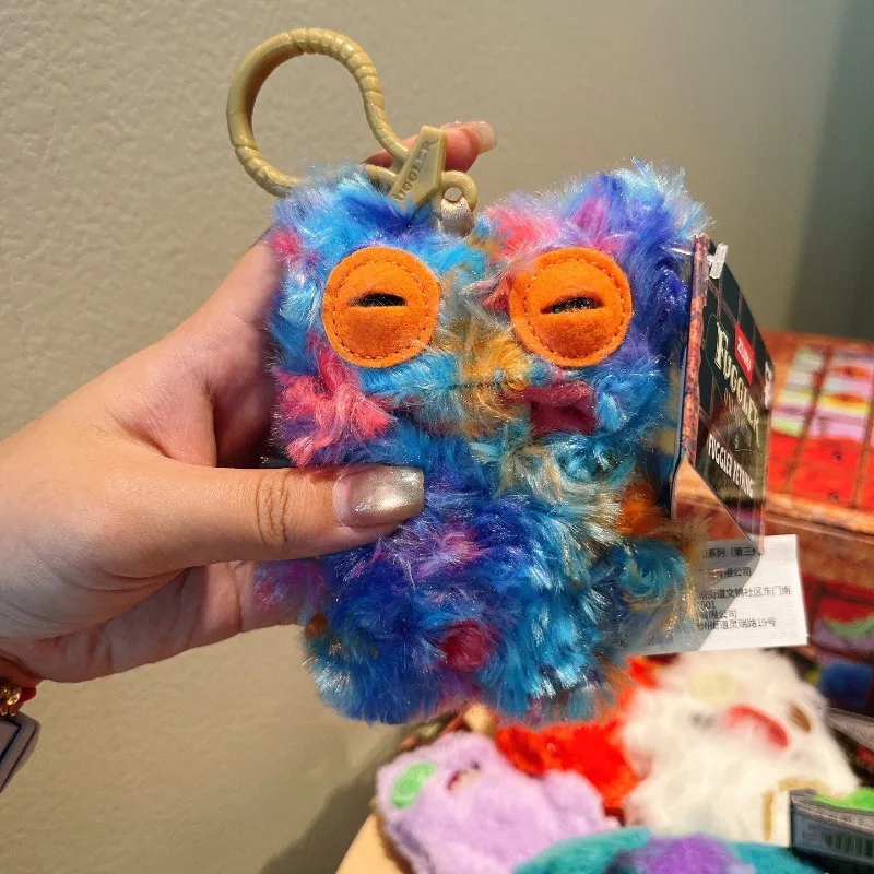 Fuggler Schlüsselanhänger aus weichem Plüsch, Cartoon, hässliche süße Zähne, Monster, dritte Generation, Schlüsselanhänger, Anhänger, Rucksack, Schlüsselanhänger, Kindergeschenke