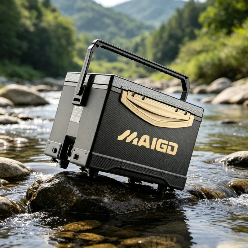 29L Insulated Fishing Tackle Box Seat Ultralight Adjustable Legs 5 Piece Set No Assembly Scratch Resistant Outdoor 낚시 박스
