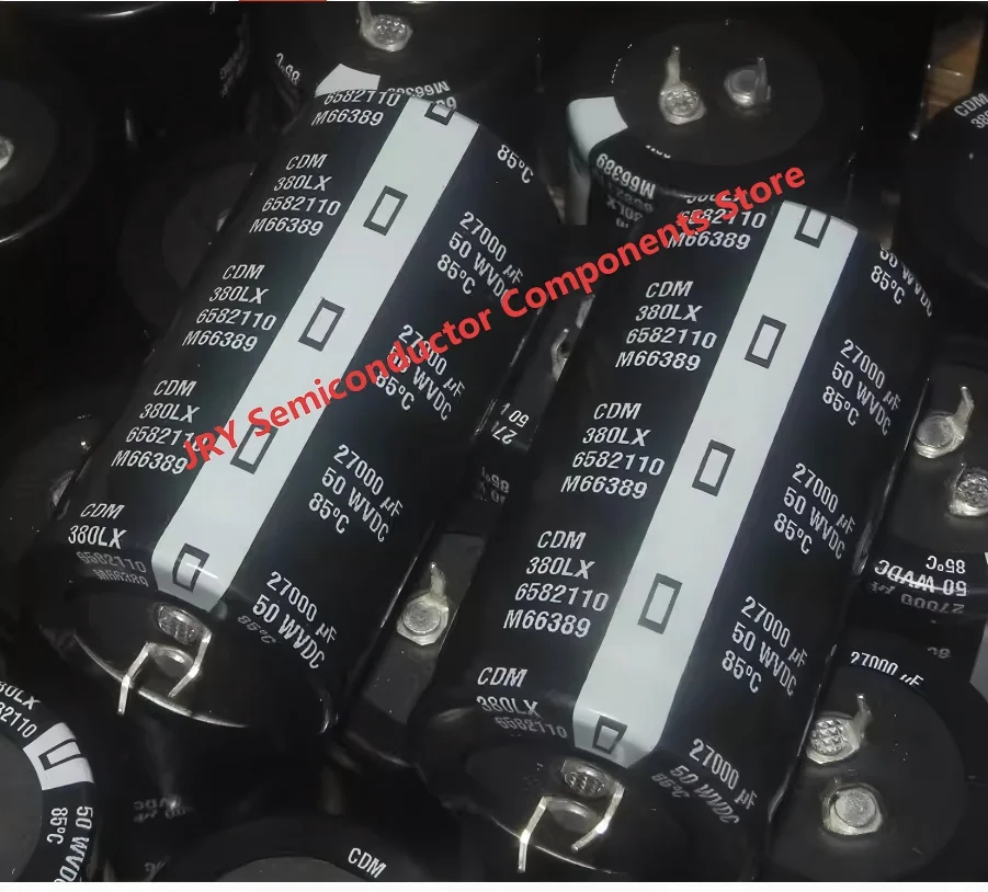 CDM Large D 50V 27000UF Power Amplifier Filter Large Pond Filter Electrolytic Capacitor. Dimensions: 35*63mm. Brand new in stock