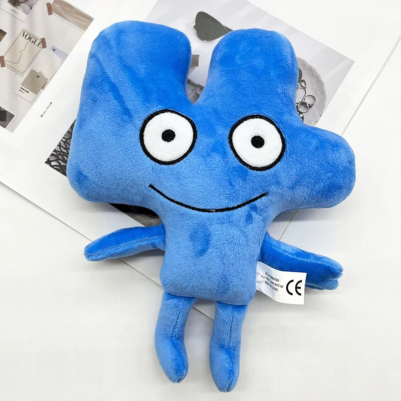 Bfdi Plushie Battle for Dream Island Plush Toy Four Ten Fourteen Stuffed Animal Leafy Firey Coiny Bubble Cake Lollipop Kids Gift