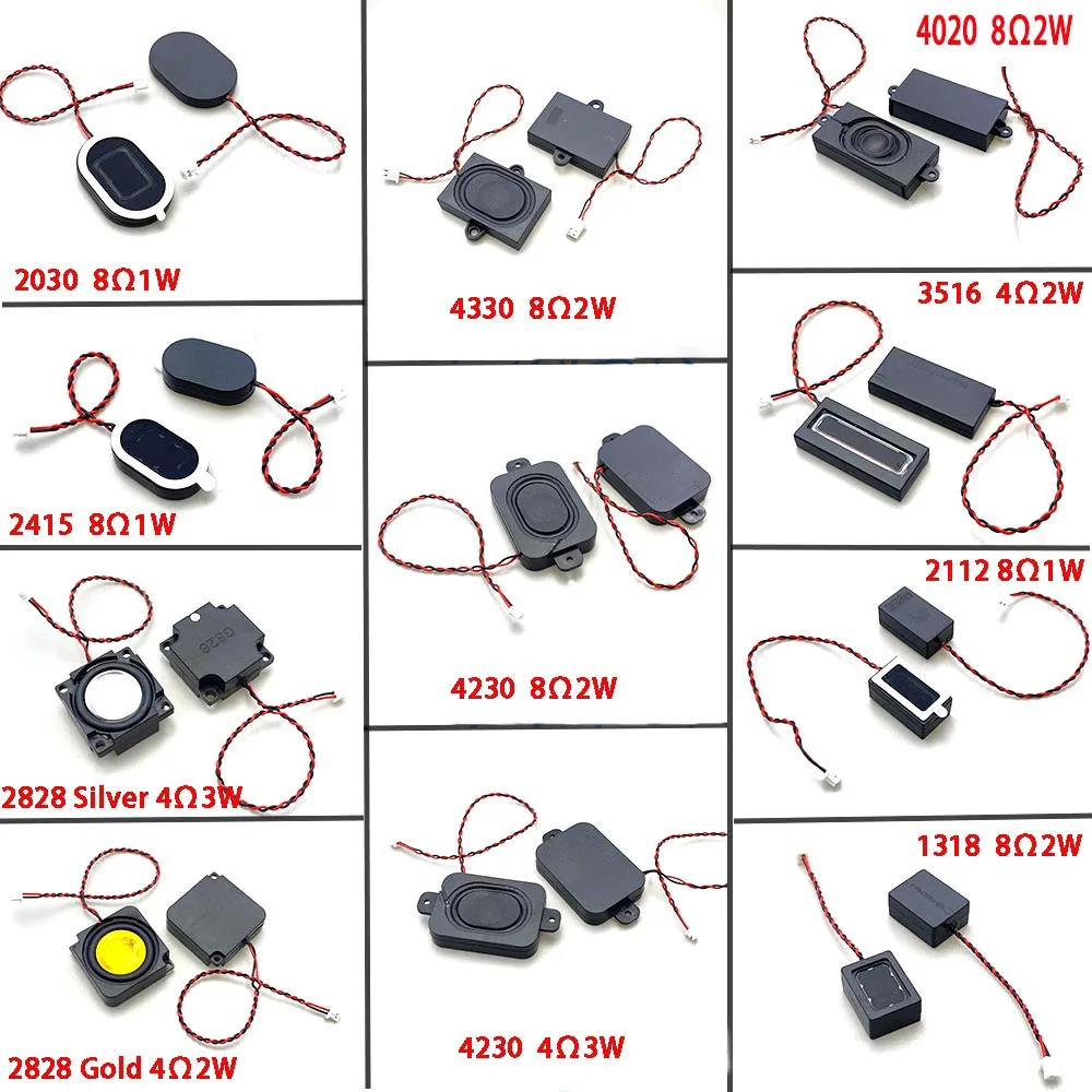 

4 ohm 8 ohm smart home cavity horn notebook computer speaker 1313 2112 3516 4020 4230 4330 2828 2415 2030 with 1.25MM terminal