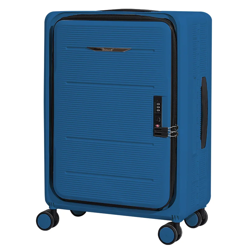 Valise Trolley de Voyage Multifonctionnelle, Bagage Pliable PP, Valise à Mot de Passe Carpopon Spinner pour Étudiant, 20 ", 24"