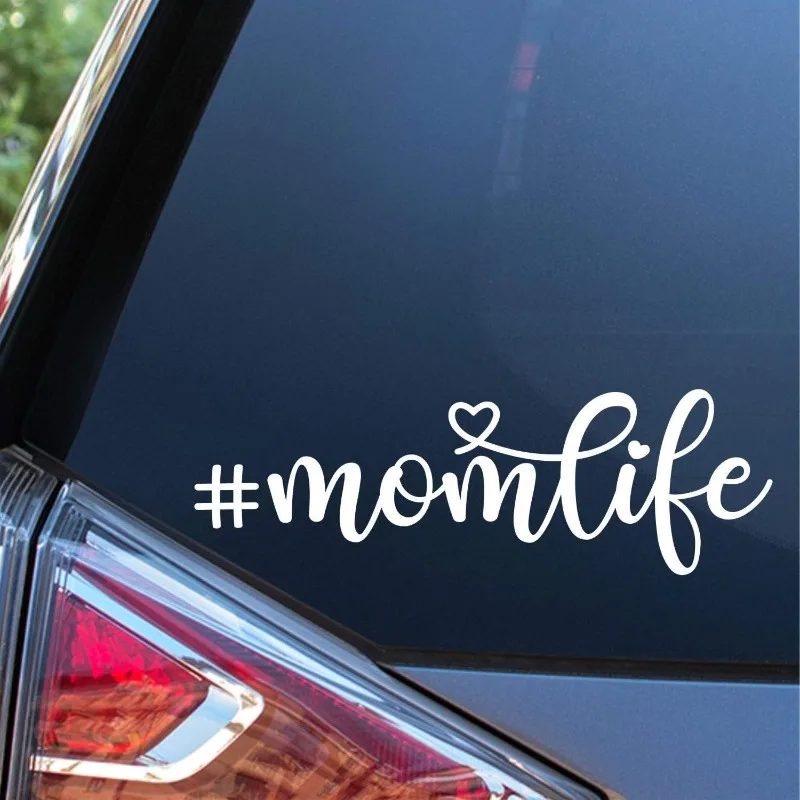 Sunset Graphics & Decals Mom Life Decal Vinyl Car Sticker | Cars Trucks Vans Walls Laptop 15CM PVC KK