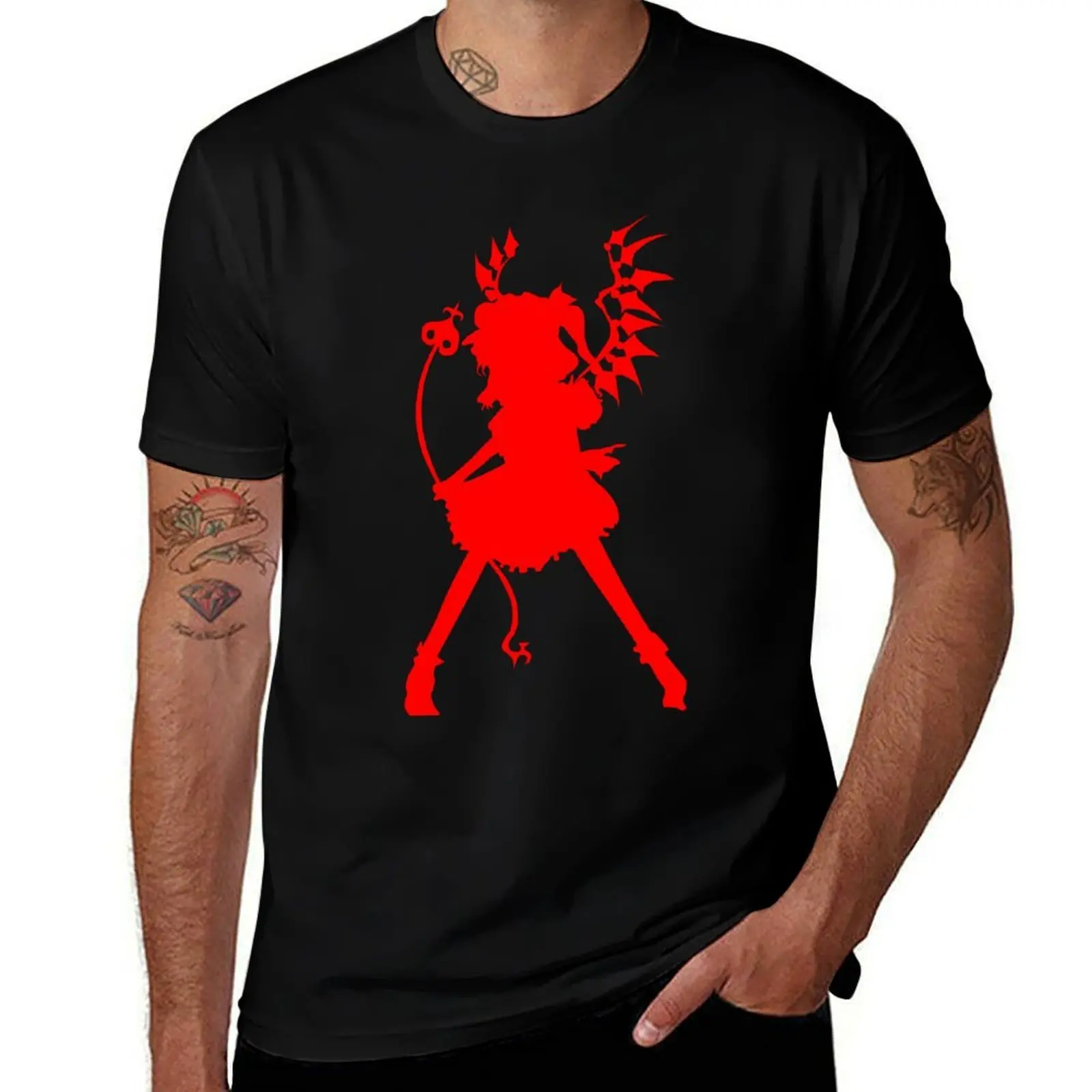 Flandre Scarlet (Red) - Touhou Project T-Shirt Holiday Party for Men T-Shirt