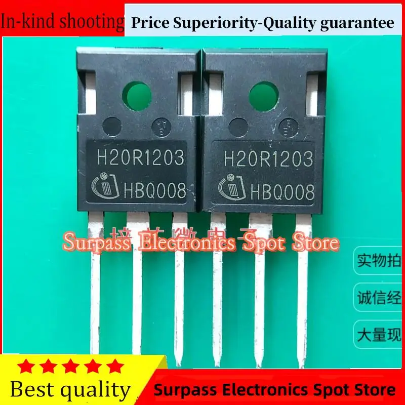 10PCS-100PCS  H20R1203  IGBT TO-247 20A 1200V Price Superiority-Quality guarantee