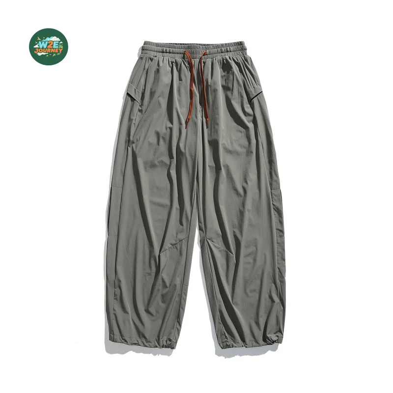 W2EJOURNEY EU US Size Luxury Quality Outdoor Pants Summer Lightweight Casual Men Loose Jogger Sweatpants