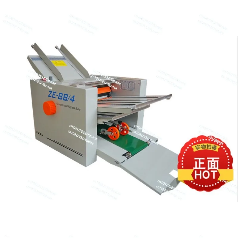 ZE-8B/4 automatic paper folding machine max for A3 paper+high speed+4 folding trays+100% warranty 1PC