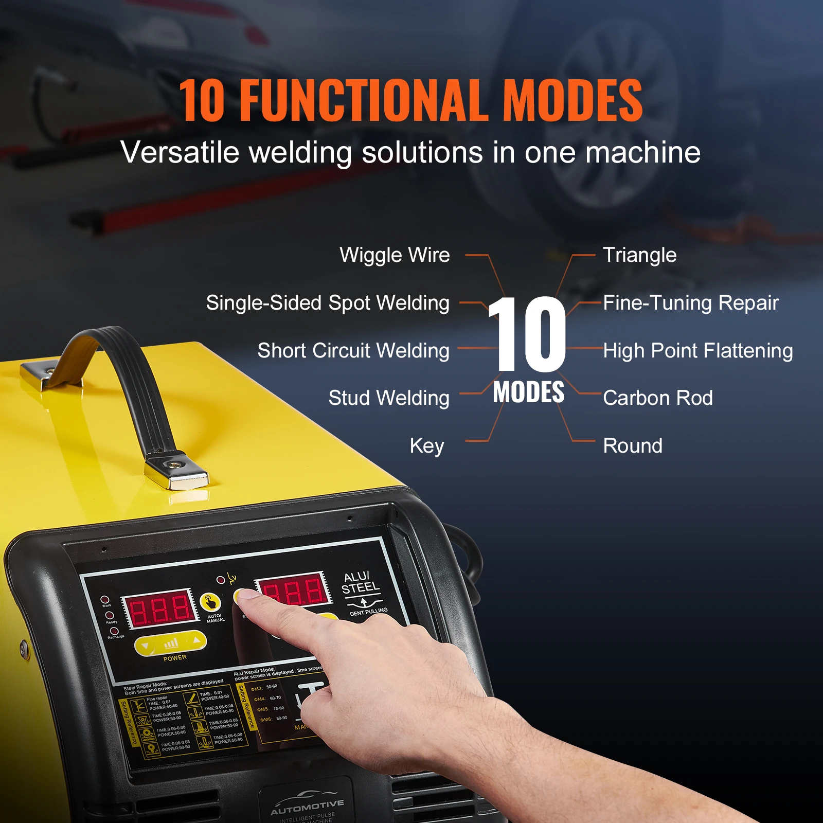 SucceBuy مسمار لحام دنت طقم تصليح 5KW آلة لحام السيارات/دليل لحام 10 طرق بقعة لحام أداة إصلاح لإصلاح السيارات